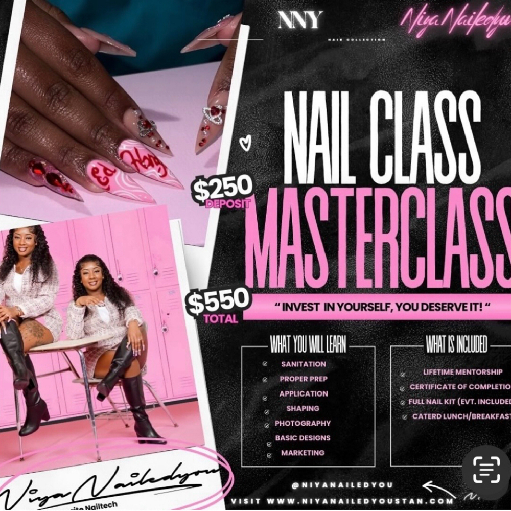 🎀Summer Group Masterclass at NiyaNailedyou in Hammond La, LA