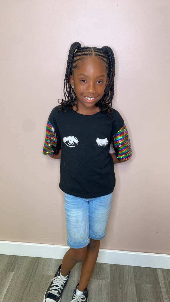 Girls Natural Braided Styles