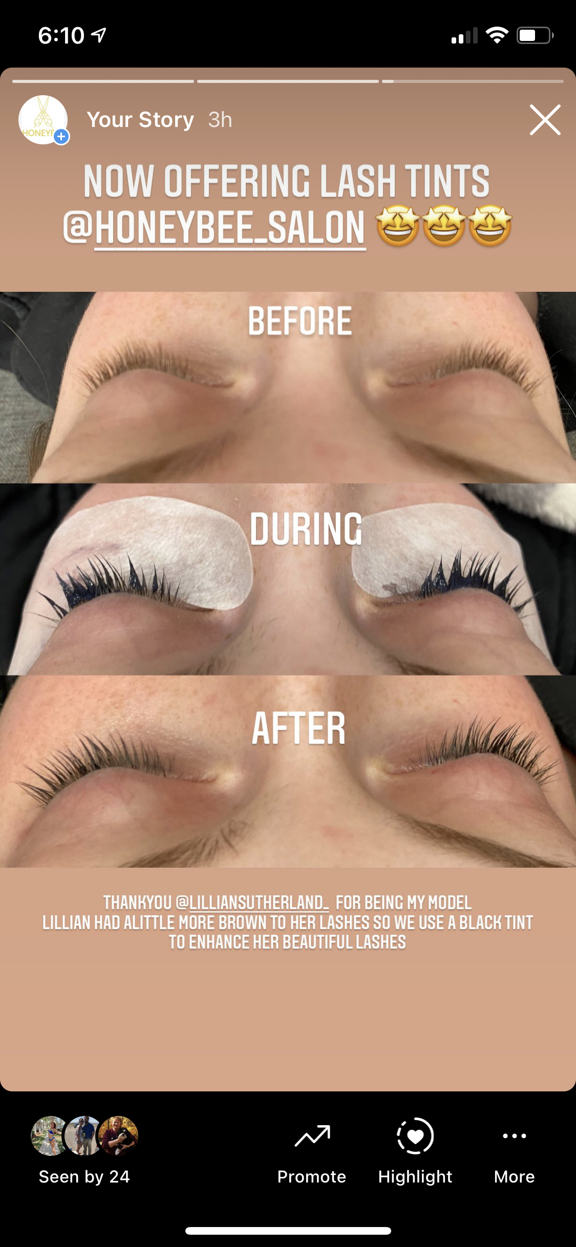 Eye Lash Tint