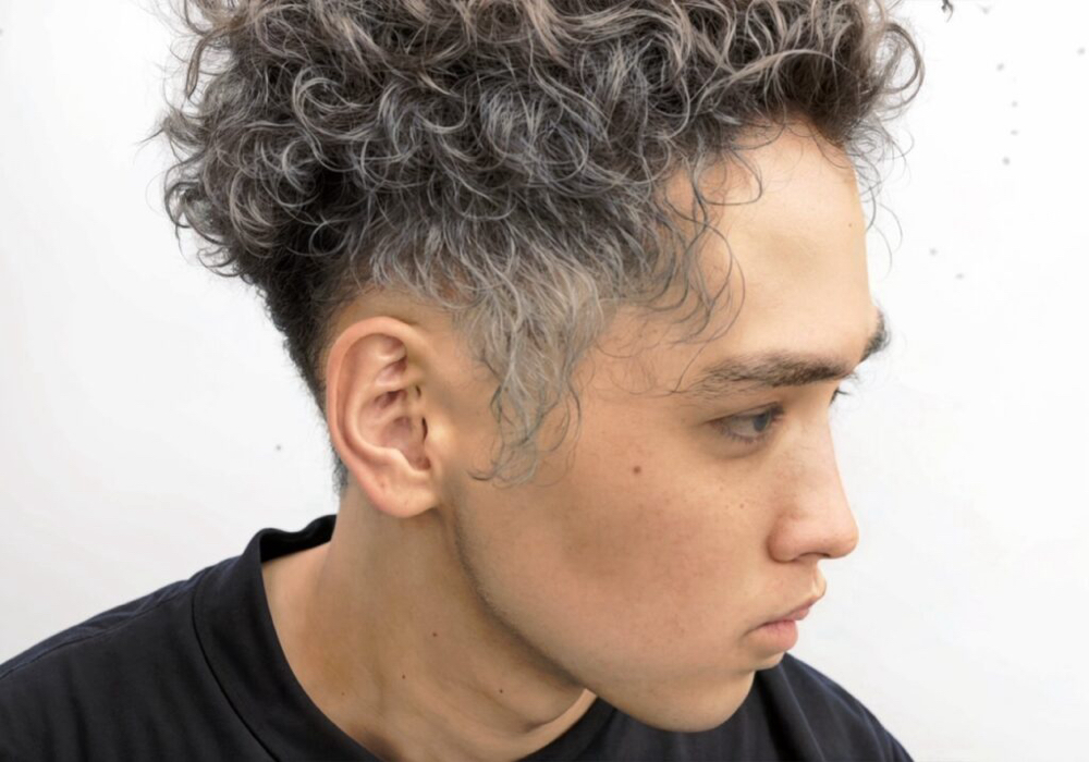 Mens’ Short Hair Perm at Luxe Beauty and Barbering in Klamath Falls, OR