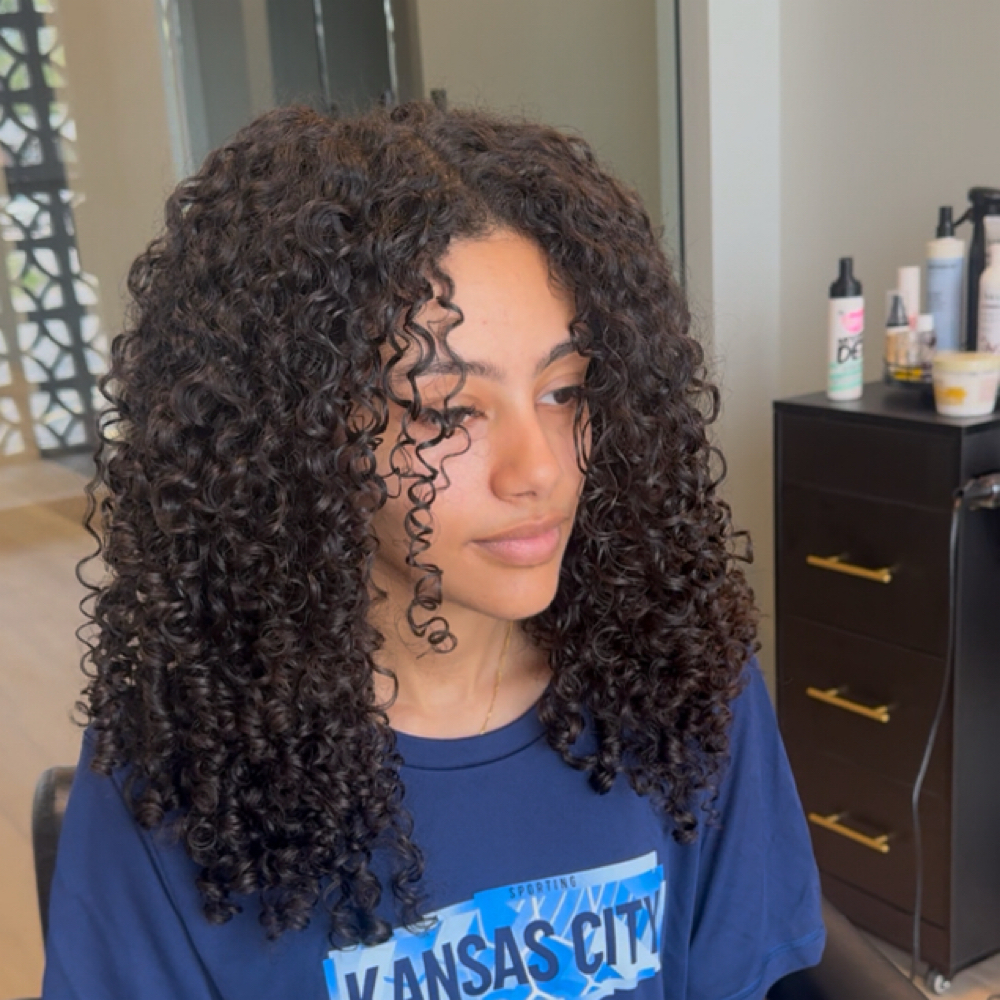 New Client Curly Cut at Hair by Alisha Smartt in Independence, MO