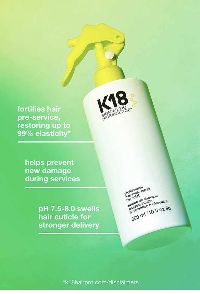 K18 Repair Mist Add On at Maddie Shafer in Robbins, TN