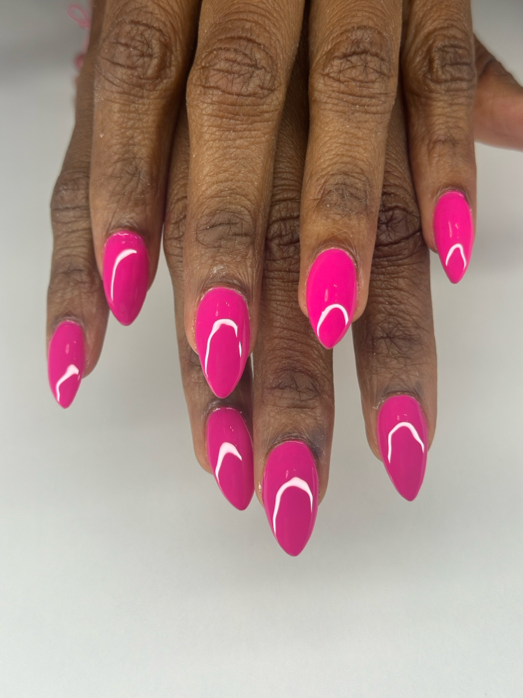 Polygel Overlay at T. Marie Nails in Durham, NC