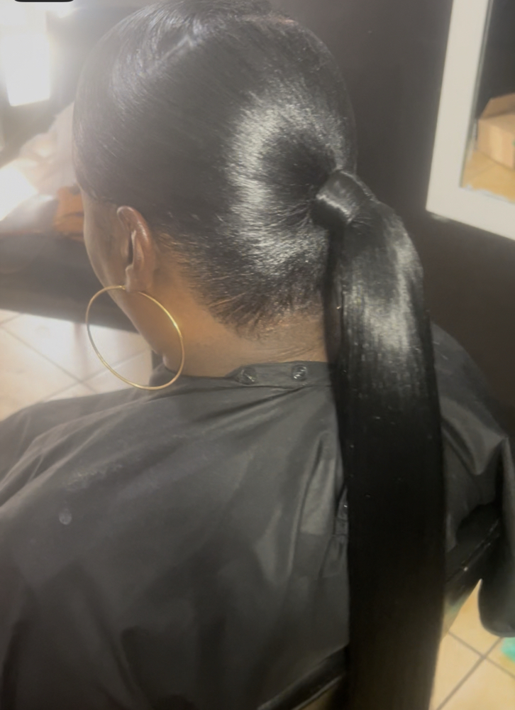 Sleek Ponytail