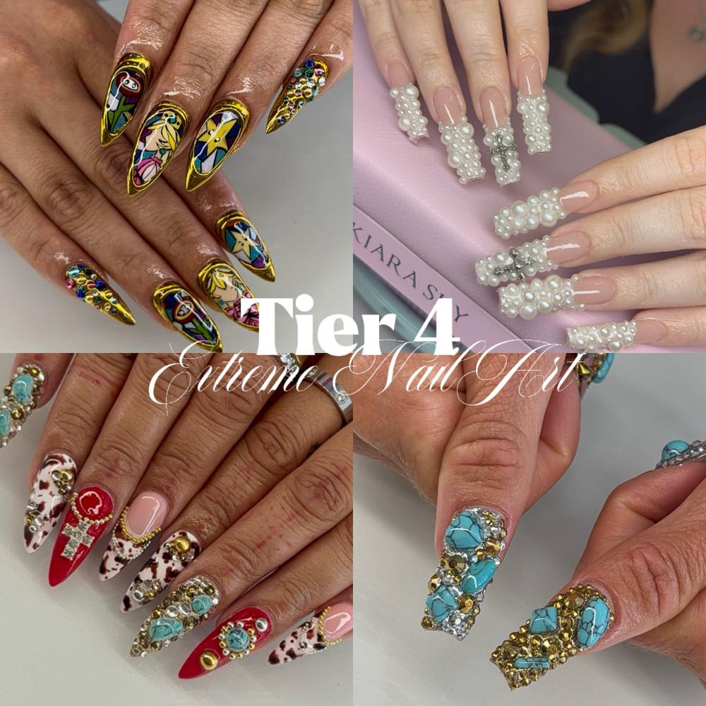 Tier 4 Nail Art at Abby’s Acrylics in Escondido, CA