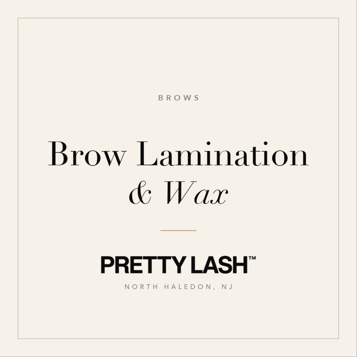 Brow Lamination & Wax at PRETTY LASH STUDIOS in North Haledon, NJ