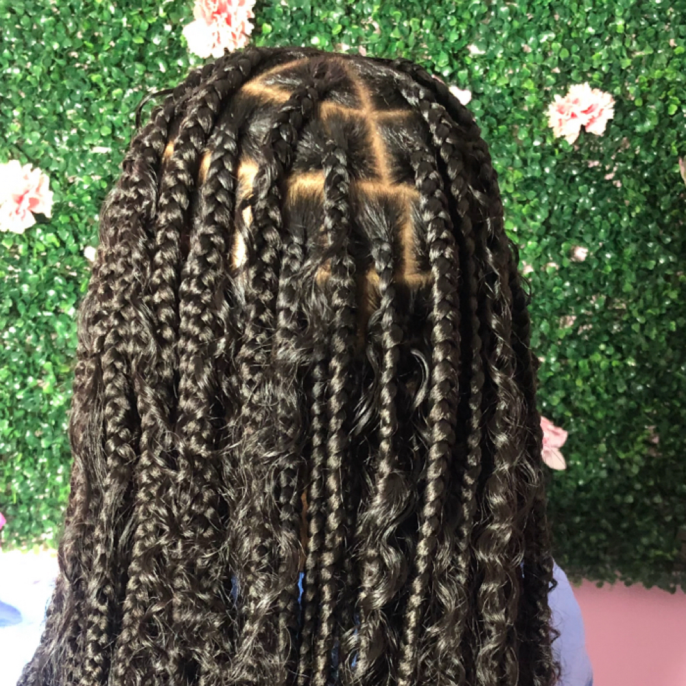 Boho Knotless Braids at Blessed Hands By Trice in Alabaster, AL