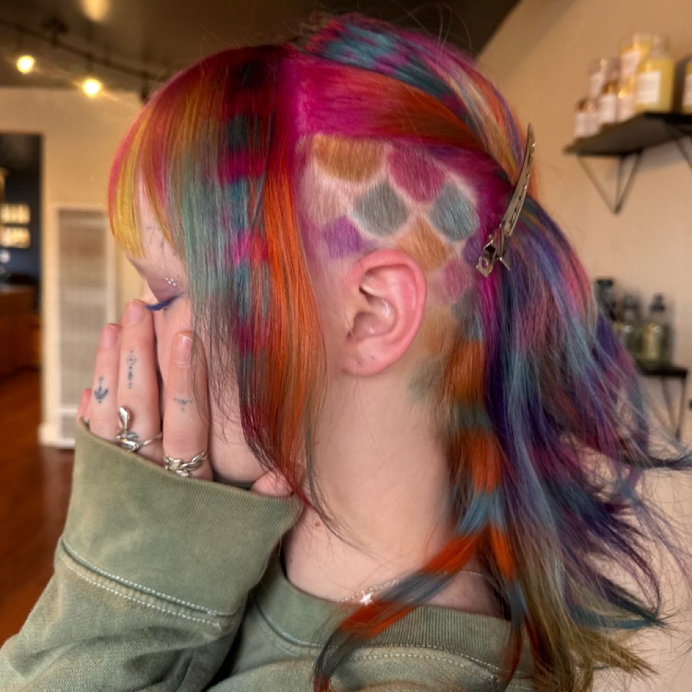 Shave Design Add-on at Foils Beauty in McKinleyville, CA