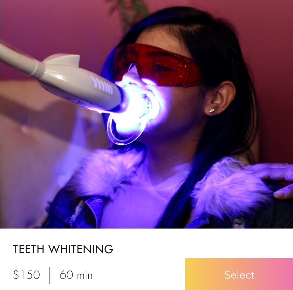 Teeth whitening.