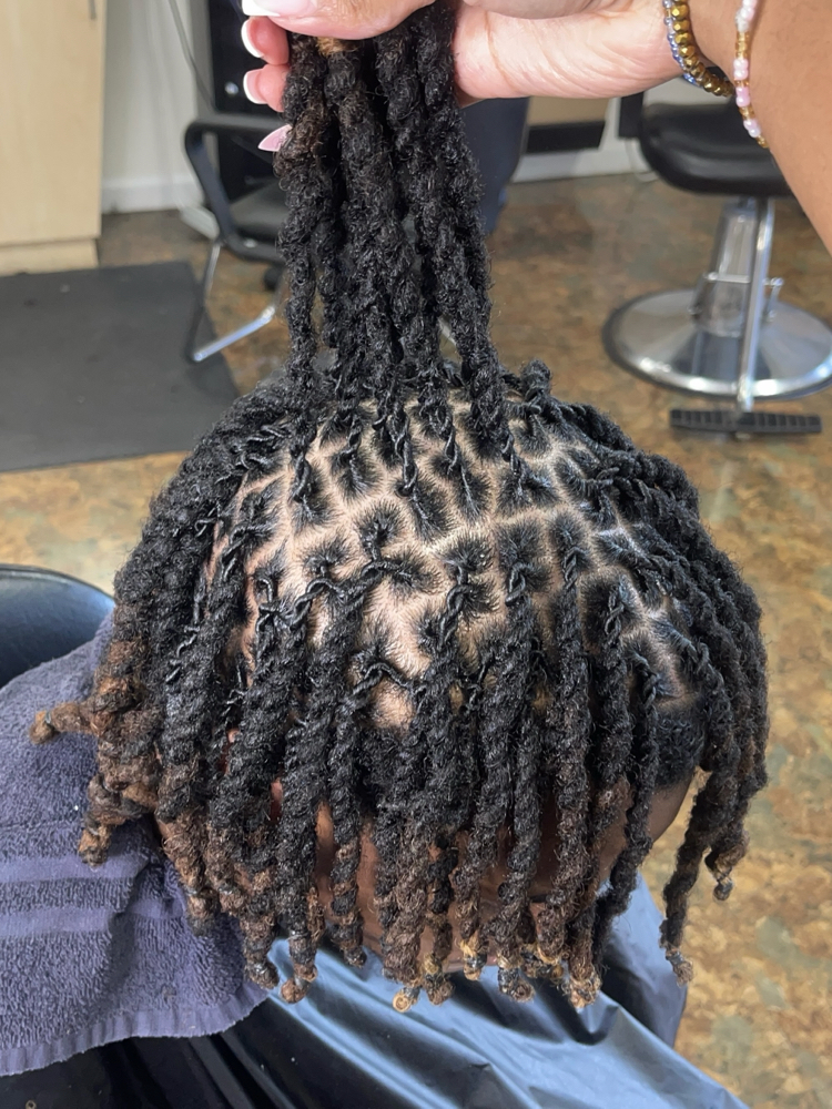 Xsmall Loc Retwist at Styled by the Starr in Covington, GA