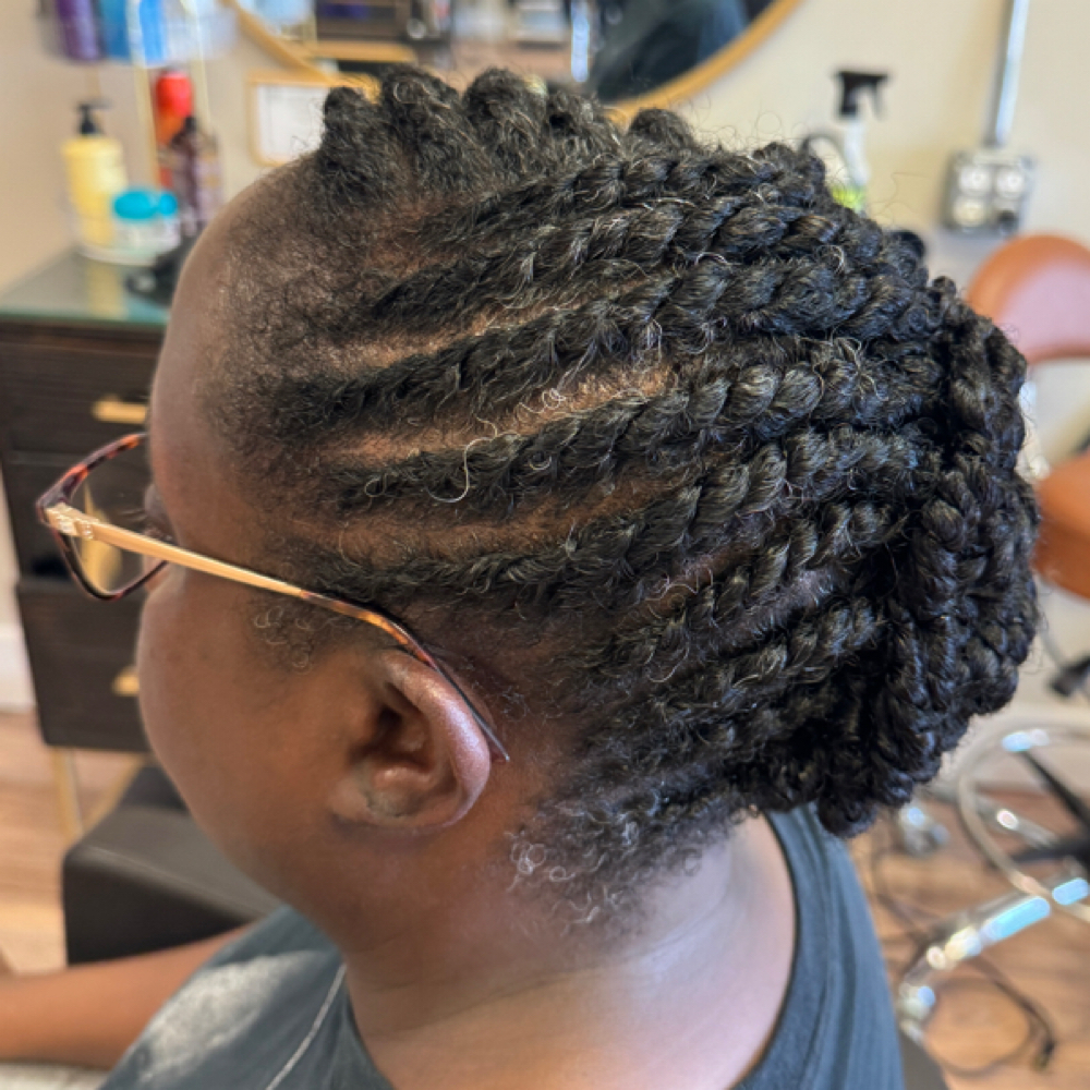 Twist Updo at Milan Luxe Studio in Augusta, GA