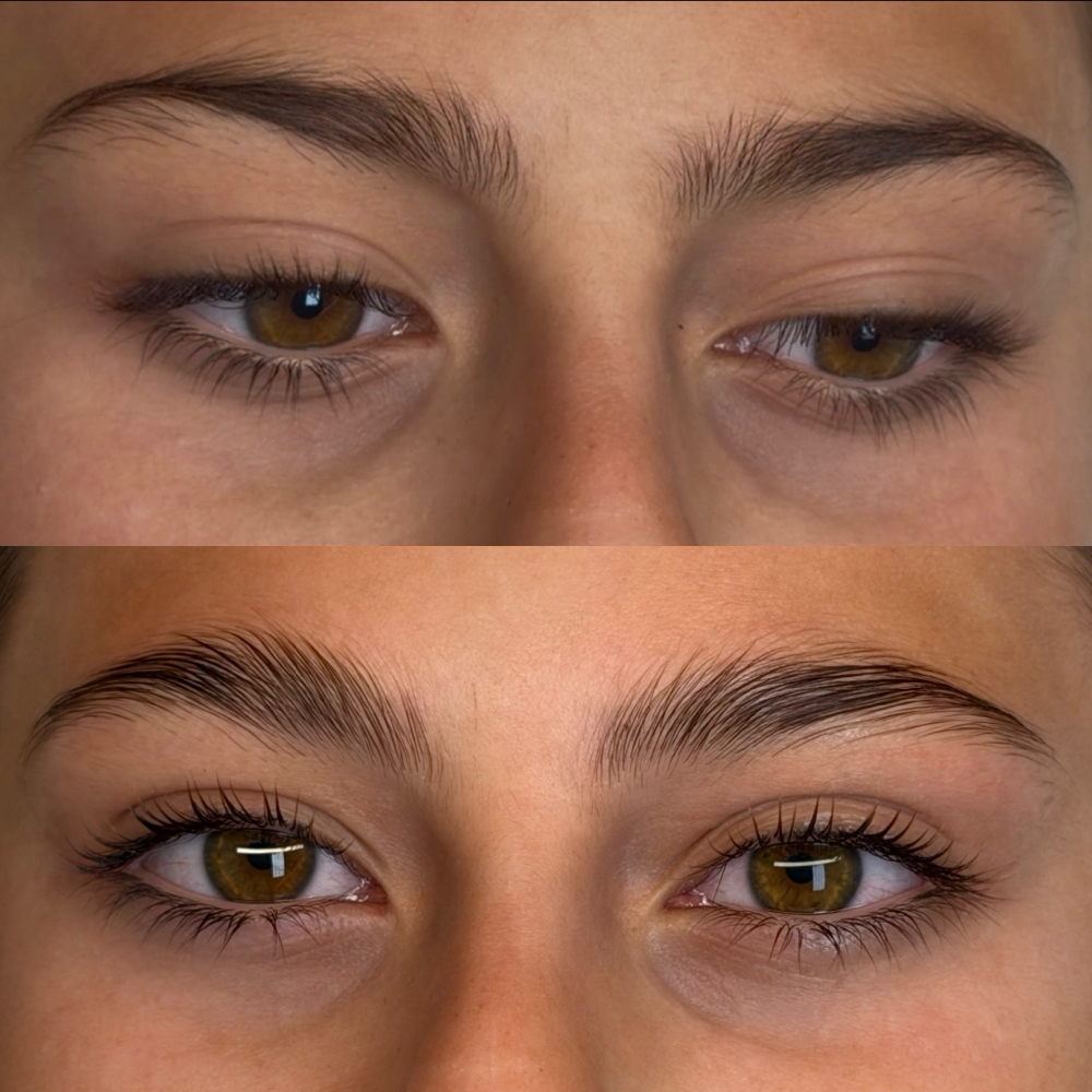Lash Lift + Brow Lamination at Everglow Esthetics in Brevard, NC