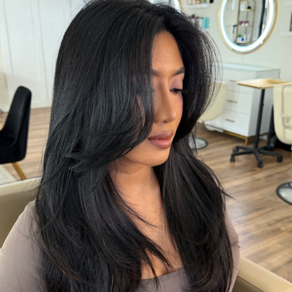 Signature Haircut & Blowout at Hairbyezoza in Stilwell, KS