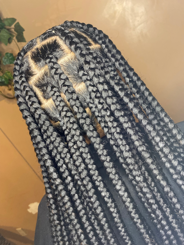 Large knotless/box Braids