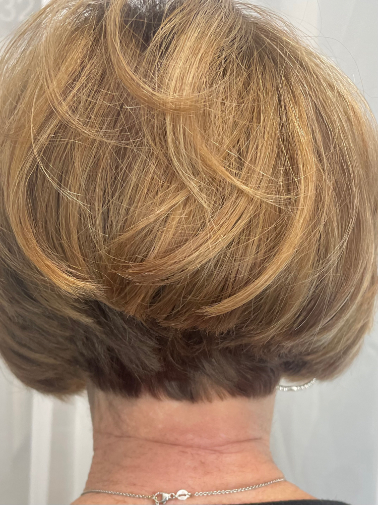 Shampoo Blow Dry Flat Iron
