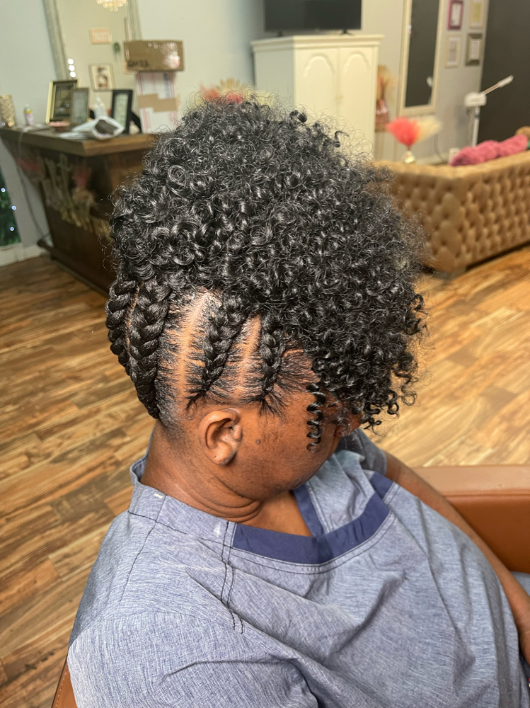 Medium Braids With Qw Top