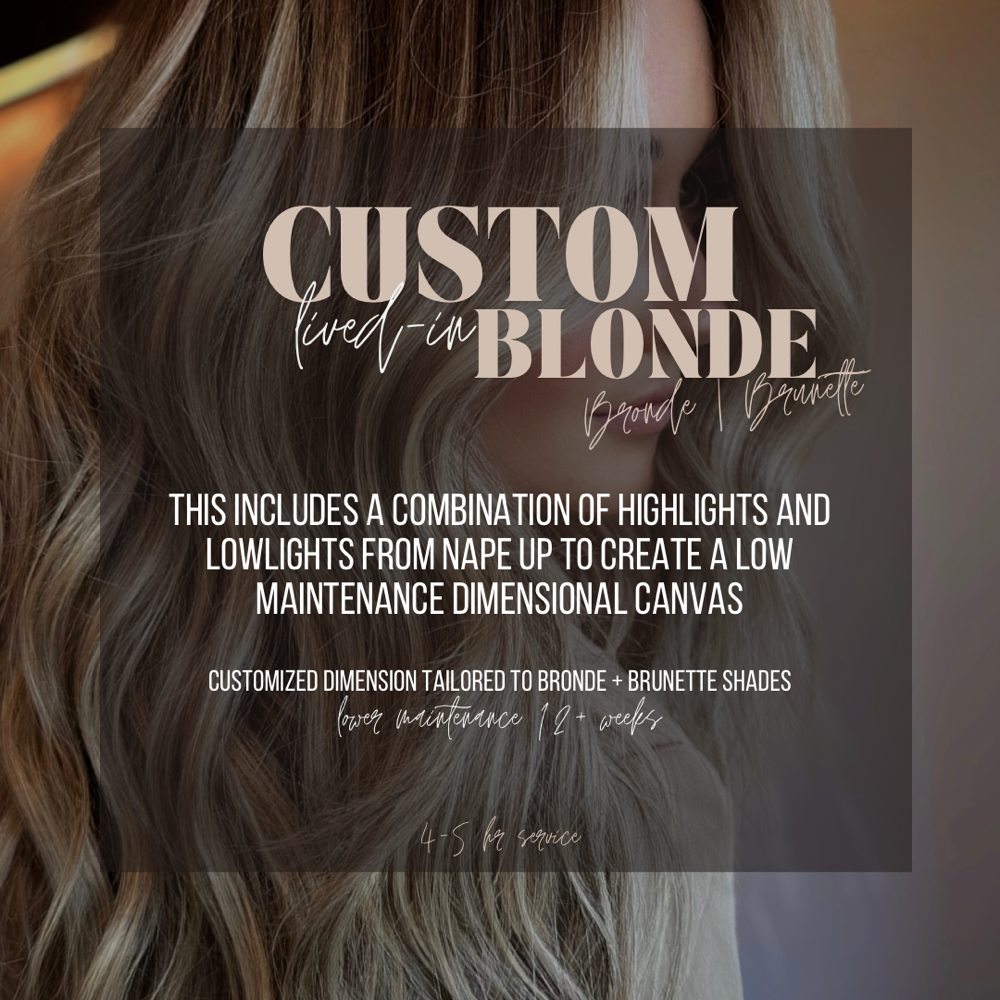 Custom Lived-in Blonde