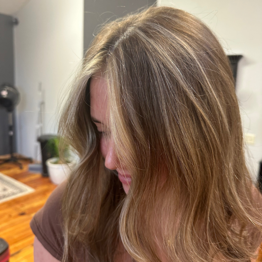 Zone Foil at Hair by kay in Williamsburg, MI