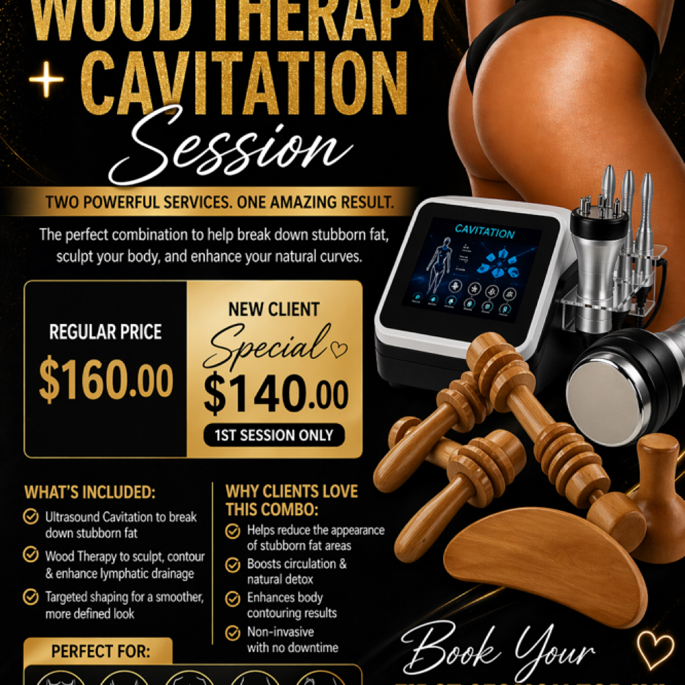 Wood Therapy + Cavitation at De Colores Beauty Bar in Chicago, IL
