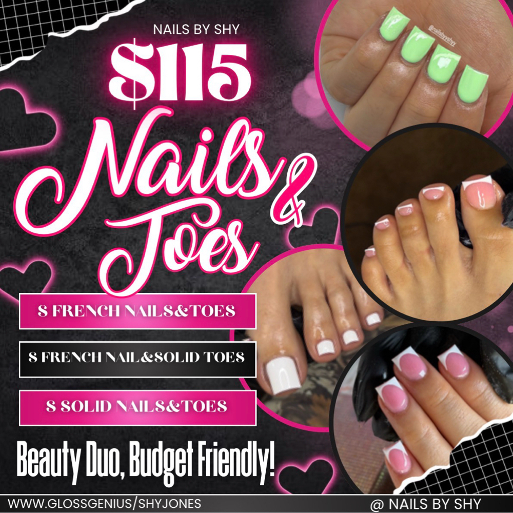 On a budget deal. 💰🎀 at Nails By Shy in akron, OH