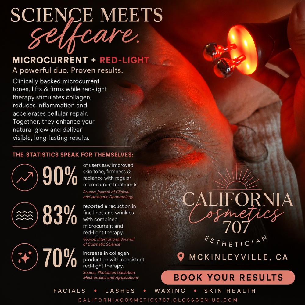 Beyond The Face Red Light Therapy at California Cosmetics 707 in Mckinleyville, CA