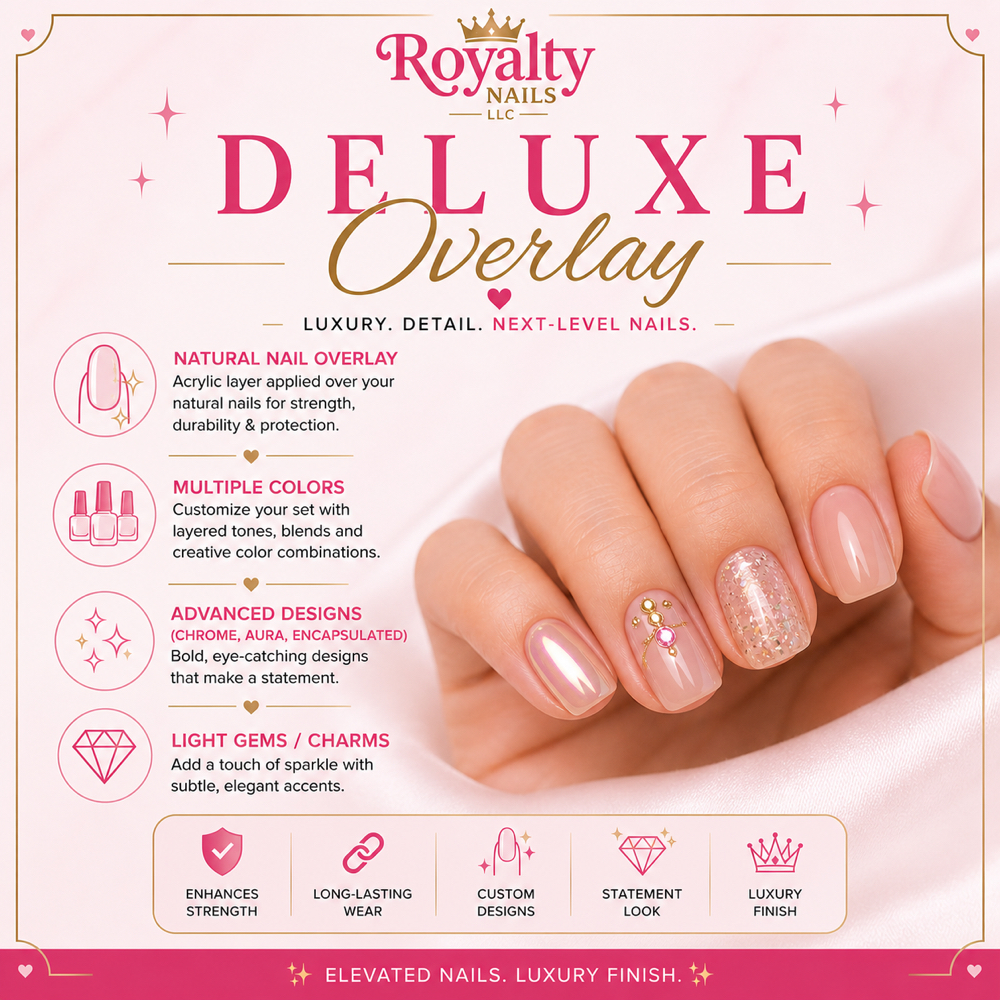 Deluxe Overlay at Royalty Nails LLC in Colorado Springs, CO