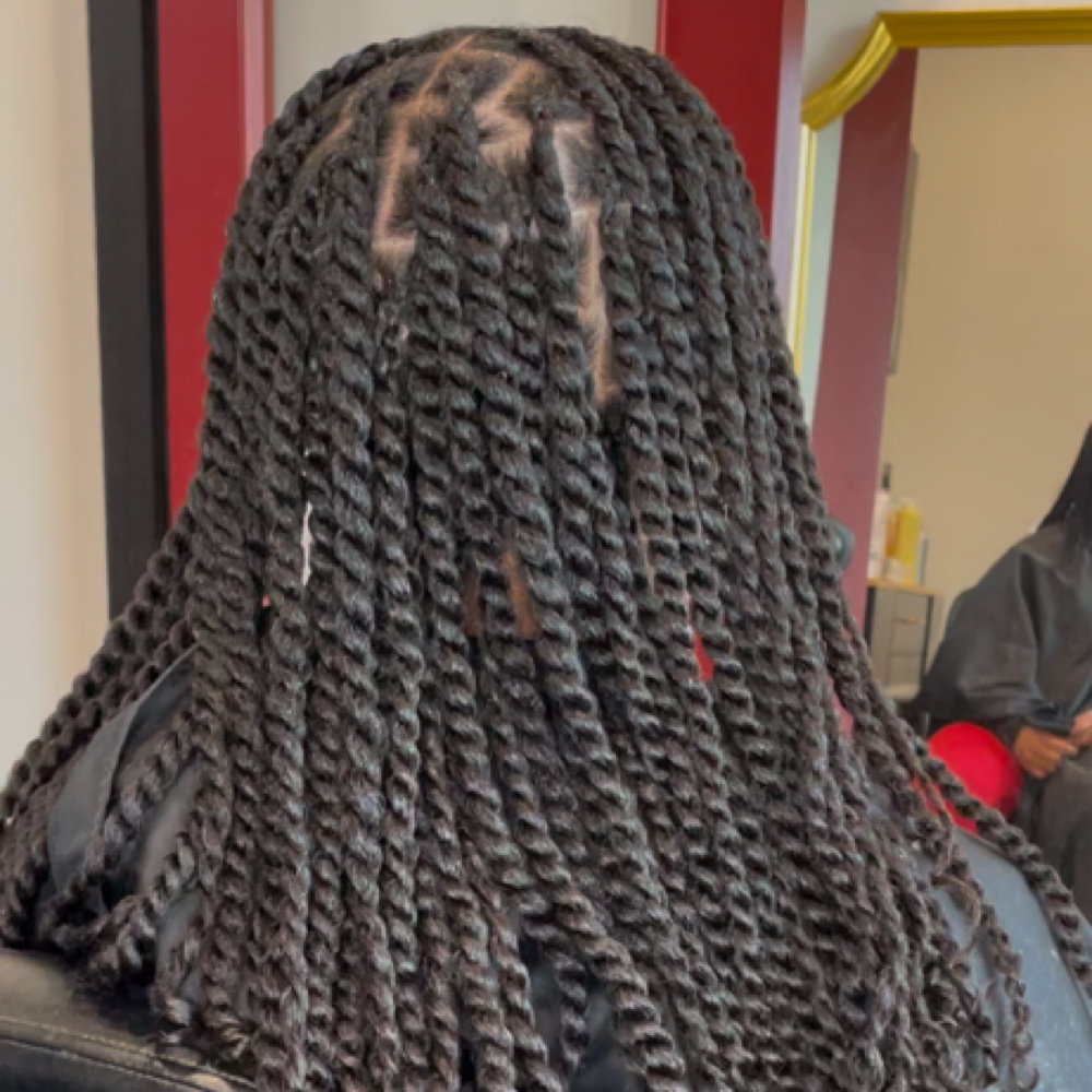 Two Strand Twist at The Joi N Beautie in Katy, TX