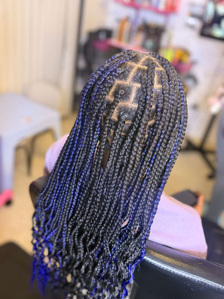 Medium Knotless Braids - midback at Elevated By Beauty in Honolulu, HI