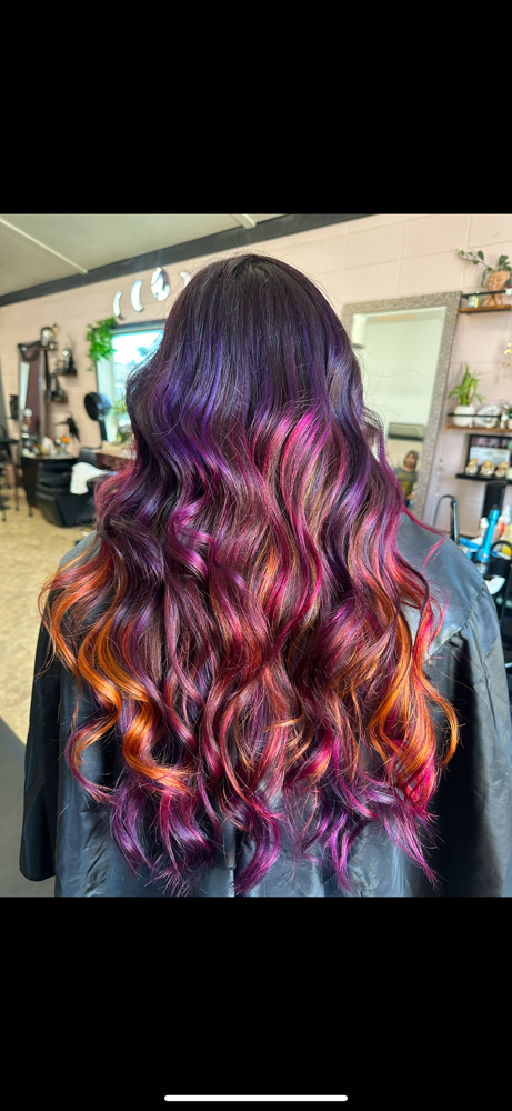 Balyage + Vivid Color