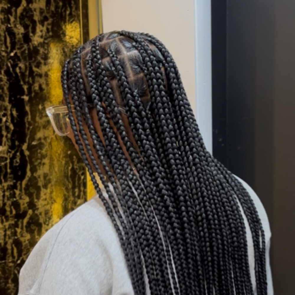 Medium Knotless Braids at The Luxe Braid Co. in Capitol Heights, MD