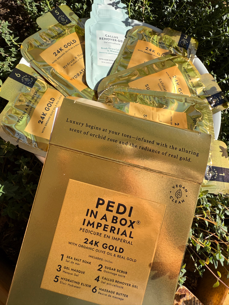 Vegan Pedi Imperial 24k Gold