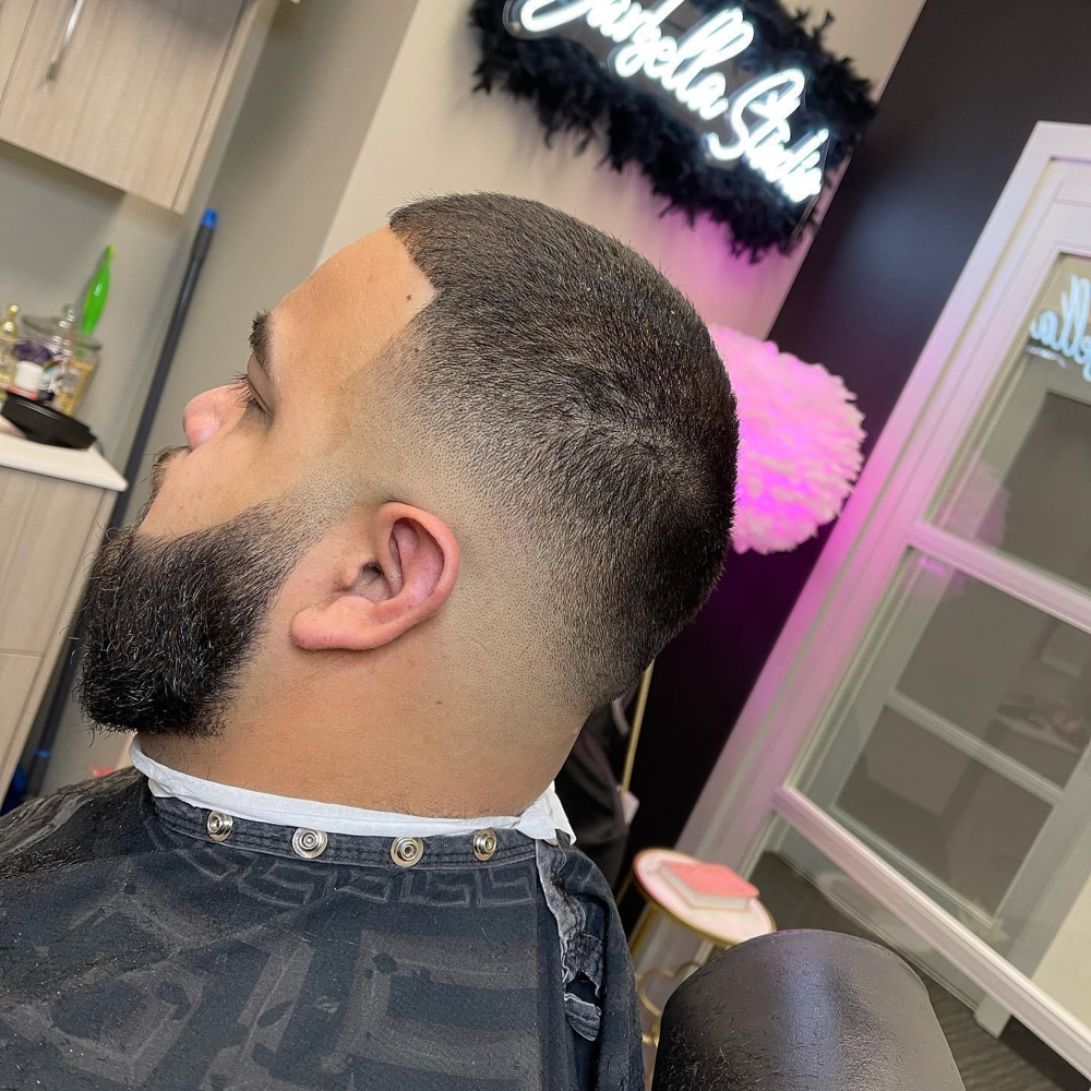 Haircut With Beard Trim
