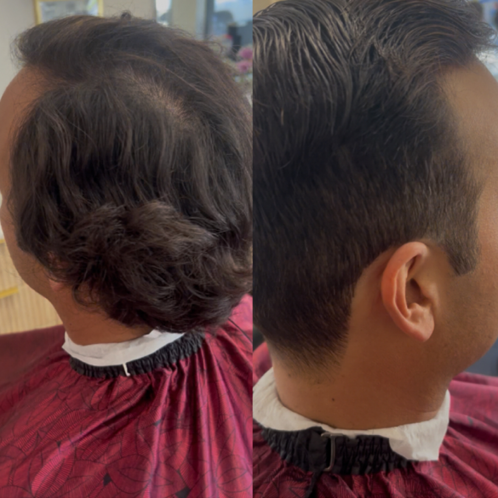 Barber: Big chop/Transformation Cut at Halo + Hive Salon in San Diego, CA