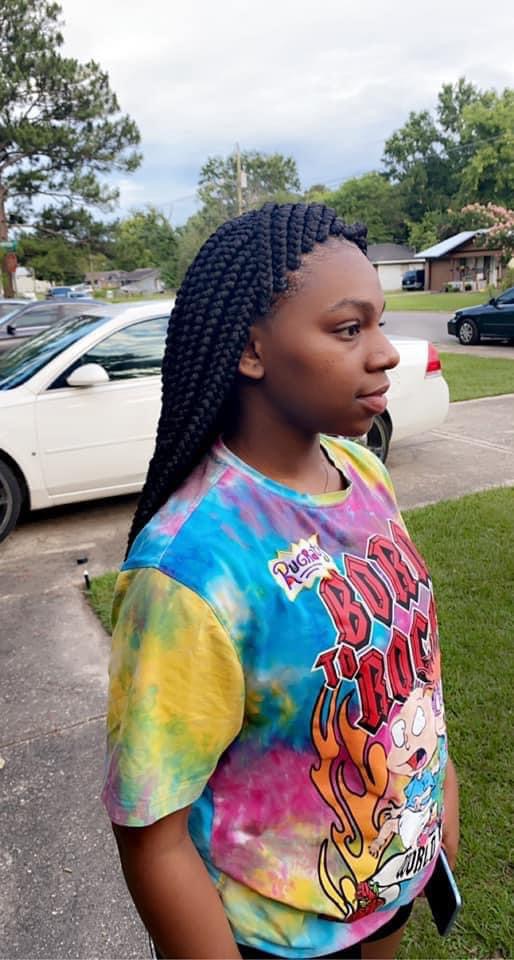 Medium Box Braids