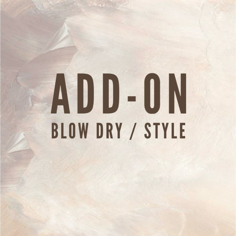 Add-On Blow Dry & Style