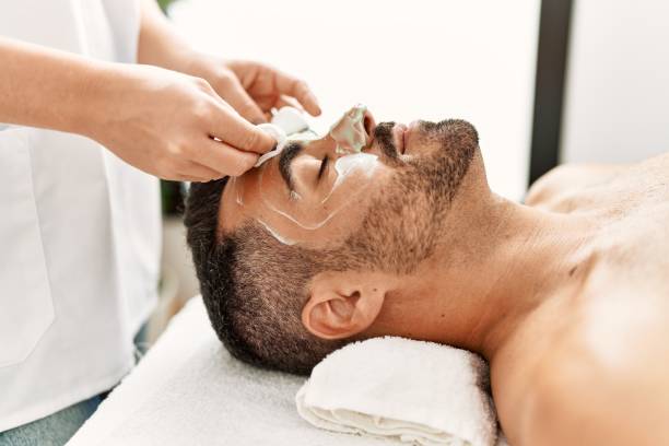 Revitalizing facial for men