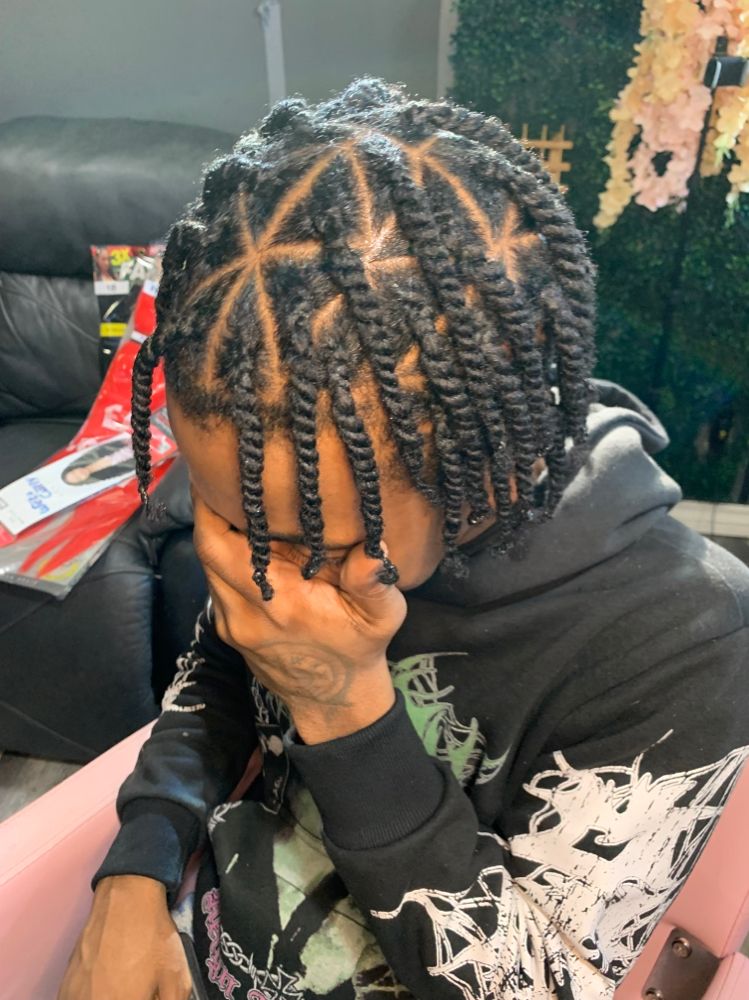 Medium Men Twist at Myrathestylist in Philadelphia, PA