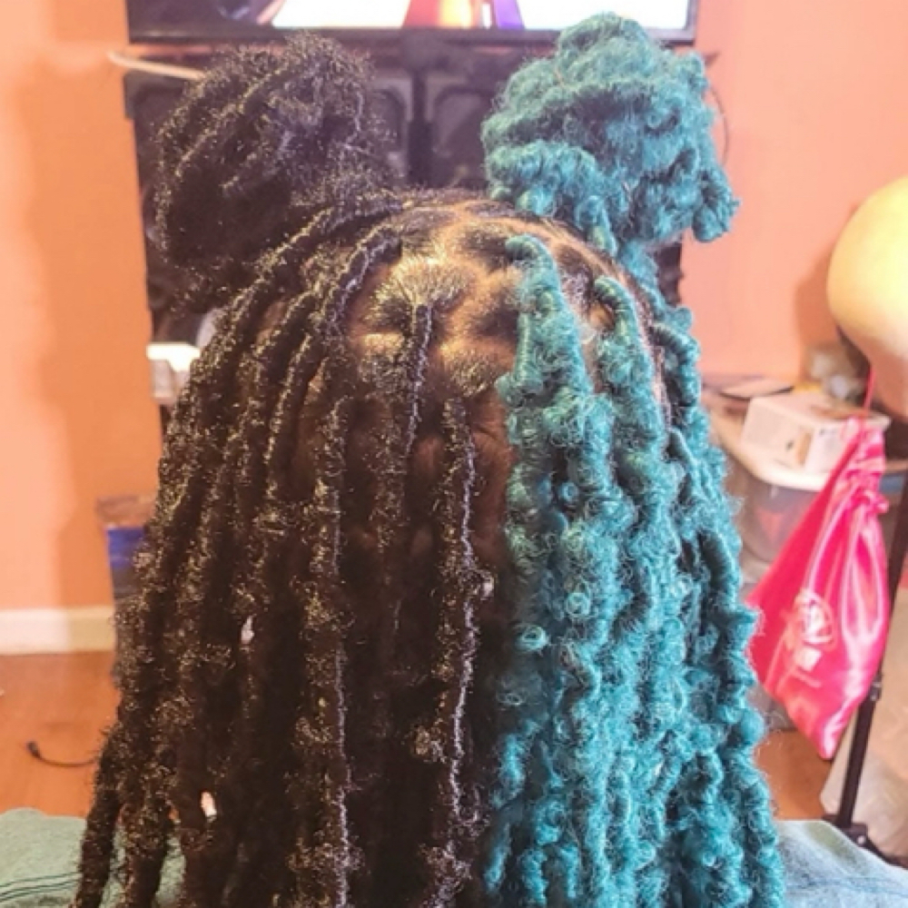 Butterfly Locs at Kenya's Dash Of Beauty in Murfreesboro, TN