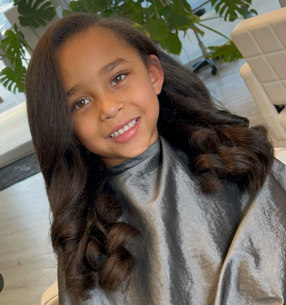 Kids Silk Press at KG Stylez N Cutz in Katy, TX