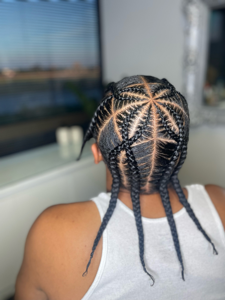 Men Braids FULL HEAD