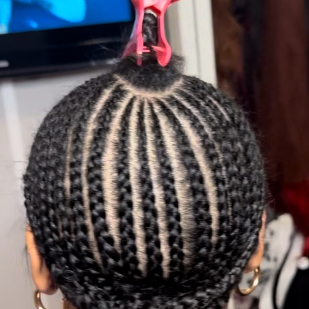 Sew In Braid Down at Touched by Grace in Jersey City, NJ