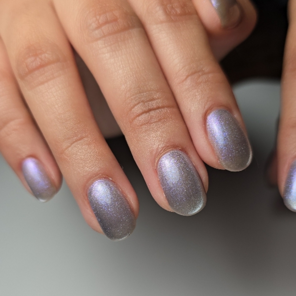 Structured Gel Mani & Minimal Art at Nail day with Emily in New Haven, CT