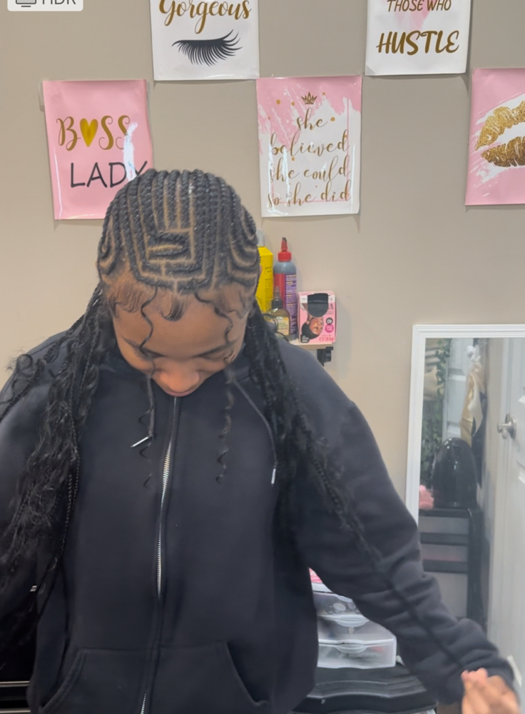 Freestyle Straight Backs at Braidzzby_brii in Fayetteville, NC