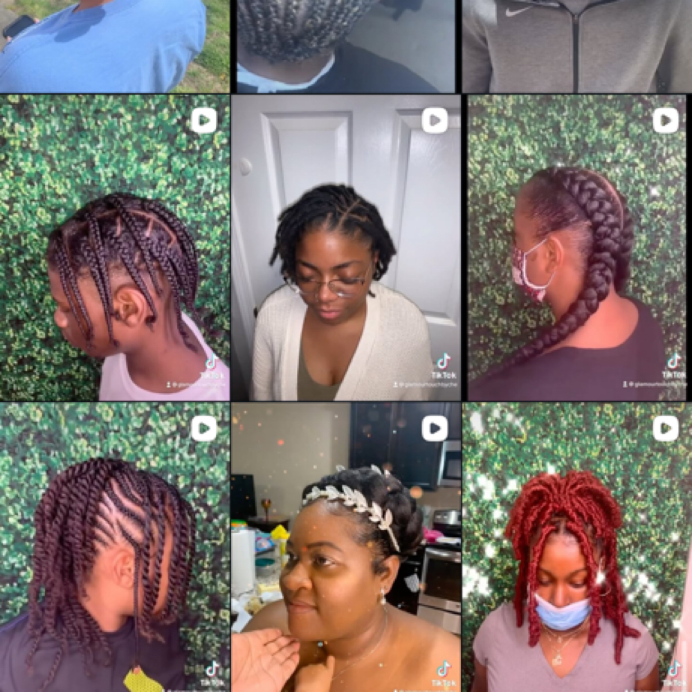 Sleek Ponytail at Glamour Touch by Che' in Durham, NC