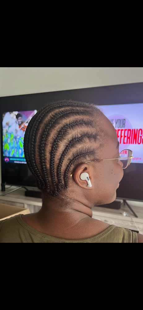 Cornrows at Hair Braiding Ladies in Austin, TX