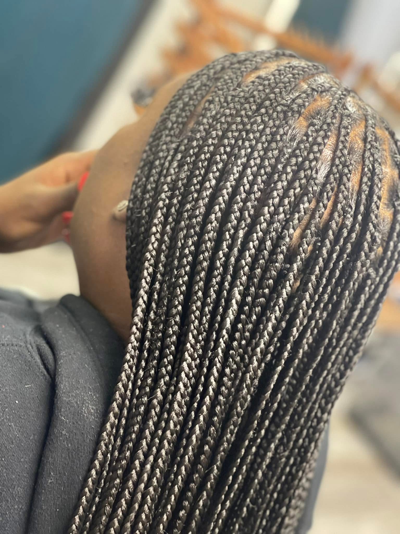 Small Knotless Braids