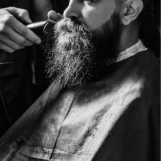 Beard trim at Melrose Barber Lounge in Carson City, NV