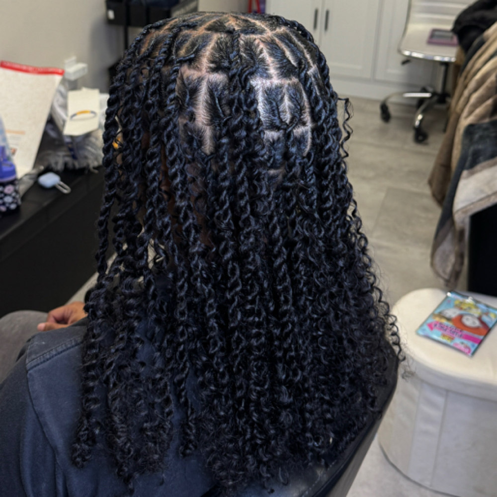 Invisible Locs With Curls at Styled.by.heidy in Providence, RI