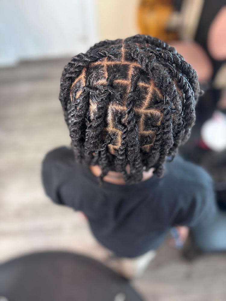 Kids Locs Retwist only at The Braid Boutique 706 in Augusta Ga, GA