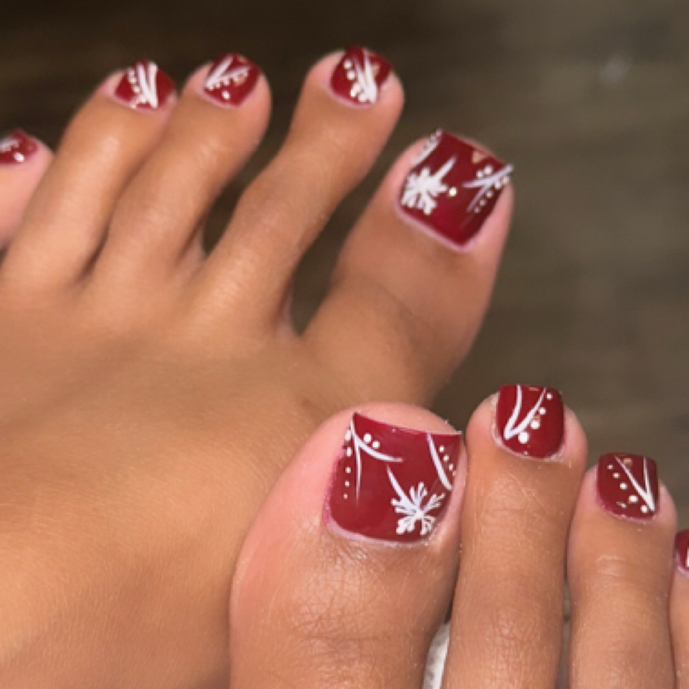 Toes Nail Art (add On) at Nailed It By Rosa in Puyallup, WA
